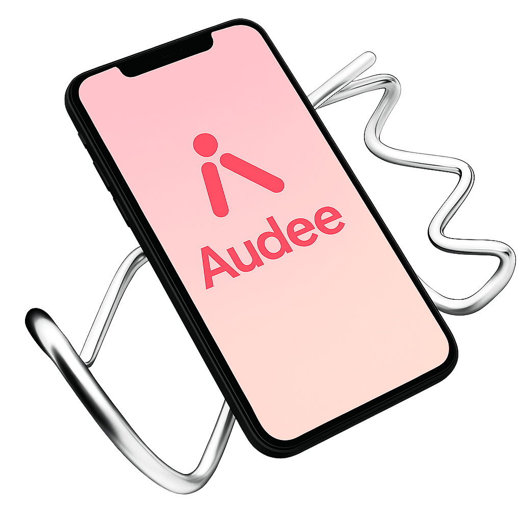 Audee App Mockup